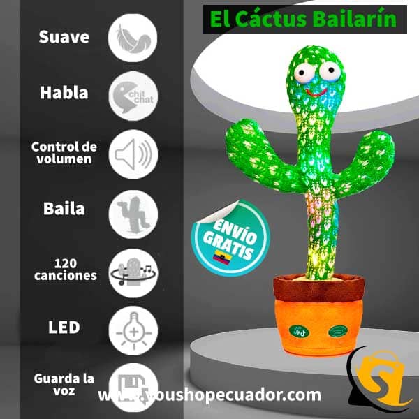 Actualización de cactus bailarín] Juguete de peluche con canciones