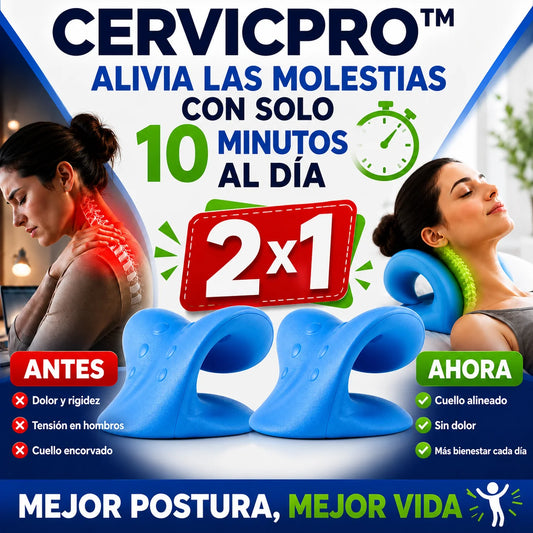 CERVICPRO™ Almohada cervical para dolor de cuello y hombros