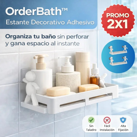 OrderBath™ Estante Decorativo Adhesivo + PROMO 2X1