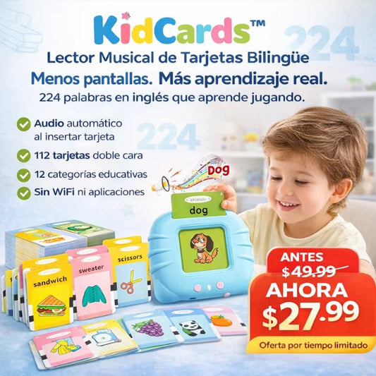 KidCards™ Lector Musical de Tarjetas Bilingüe