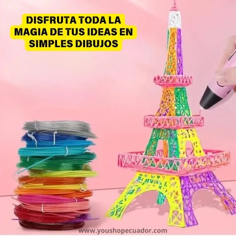 CREATIVPEN 3D™ Da vida a cada dibujo y potencia la imaginación de tus hijos