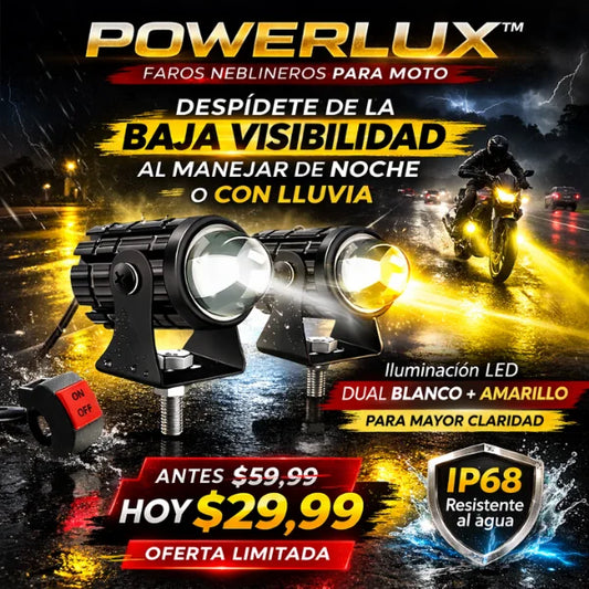 POWERLUX™ Faros neblineros para moto