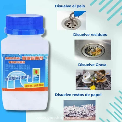 TUBO CLEAN™ Acaba con la suciedad más difícil y olvídate de atascos + PROMO 2X1 🎁