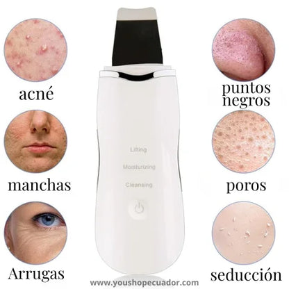 SKINFINITY® LIMPIADOR FACIAL ULTRASÓNICO para una limpieza profunda y piel radiante