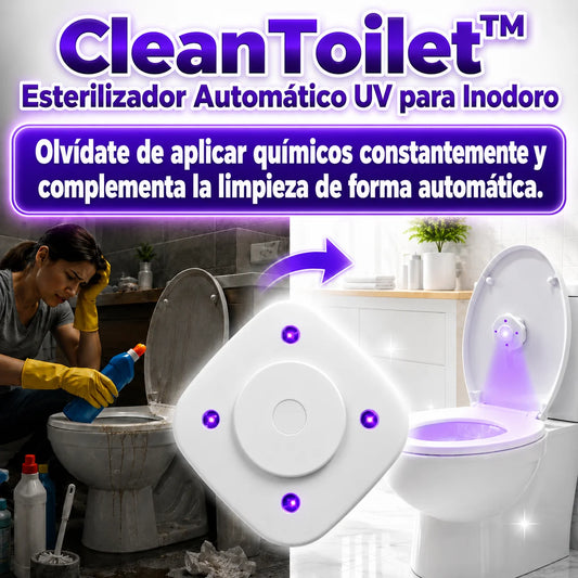 CleanToilet™ Esterilizador Automático UV para Inodoro