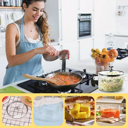 Olla CrystalGlass™ Observa cada cocción y mantén tus sabores puros 🍽️