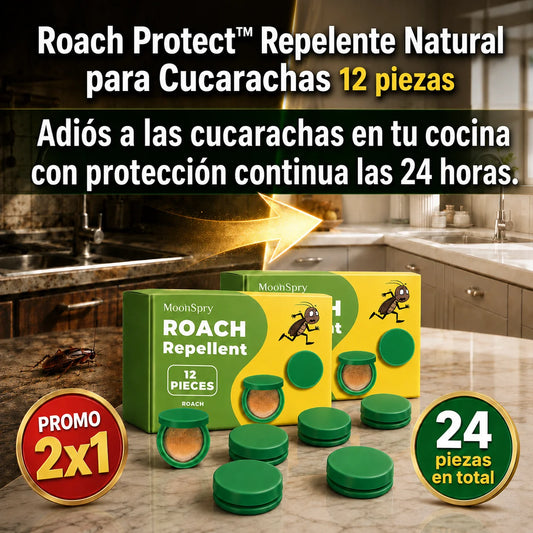 Roach Protect™ Repelente Natural para Cucarachas + PROMO 2X1