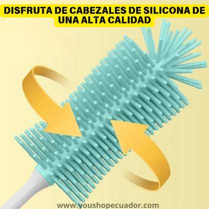 TURBOCLEAN™ Limpiador inalámbrico para envases hondos donde no llega la esponja