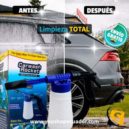 PULVERIZADOR DE ESPUMA Y JABÓN 🚗 + ENVÍO GRATIS