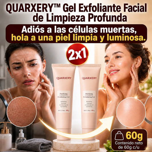 QUARXERY™ Gel Exfoliante Facial de Limpieza Profunda + PROMO 2X1