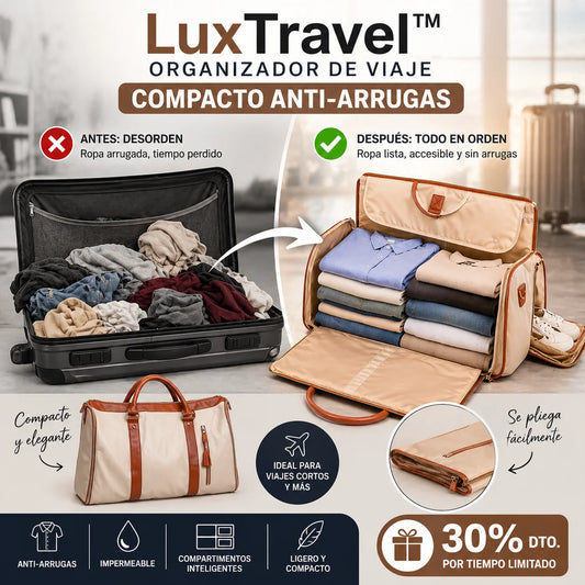 LuxTravel™ Organizador de Viaje Compacto Anti-Arrugas