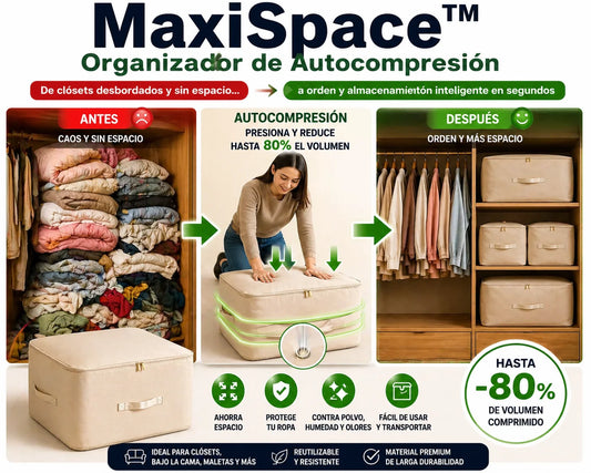 MaxiSpace™ Organizador de Autocompresión