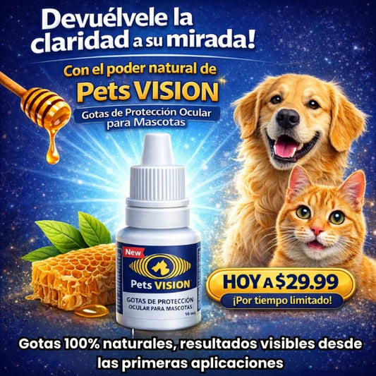 PETS VISION™ Gotas de protección ocular para mascotas