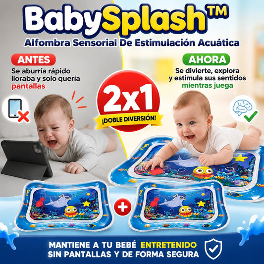 BabySplash™ Alfombra Sensorial De Estimulación Acuática + PROMO 2X1