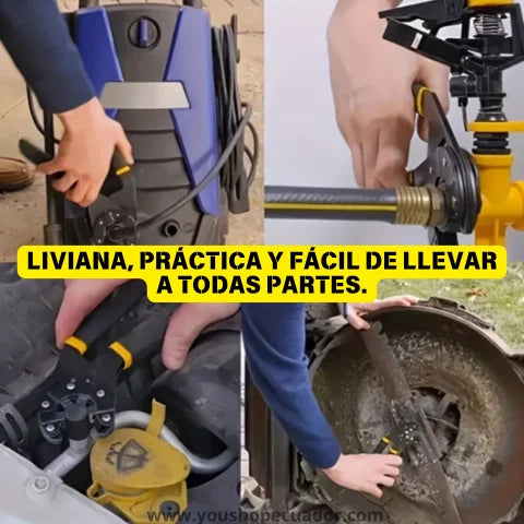 HexaGrip® Llave de compresión Auto-Ajustable a múltiples tuberías y pernos