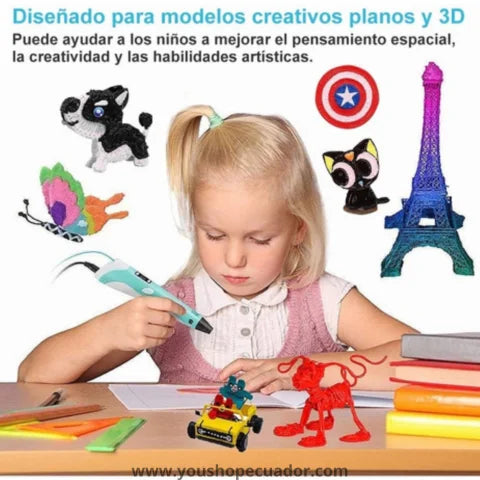 CREATIVPEN 3D™ Da vida a cada dibujo y potencia la imaginación de tus hijos