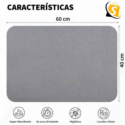 Tapete Secado Rápido Super Absorbente + PROMOCIÓN 2X1