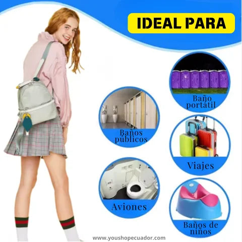 Caja de 50 cubiertas protectoras de inodoro para un baño libre de infecciones