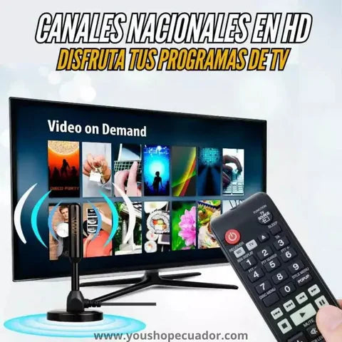 UltraSignal™ Capturador de canales gratuitos en HD hasta 120 kilómetros + PROMO 2X1