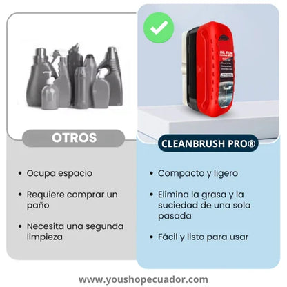 CLEANBRUSH PRO® Cepillo Cristalizador de vidrio Antiempañante