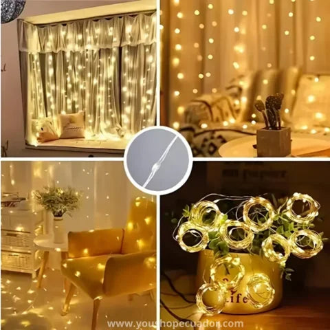 PROMO 2X1 🎁 Cascada Estelar™ Prepárate y dale vida a tu hogar con una iluminación suave y navideña