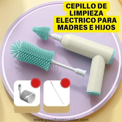 TURBOCLEAN™ Limpiador inalámbrico para envases hondos donde no llega la esponja