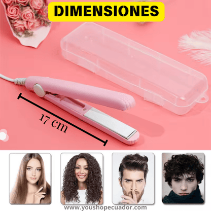 Mini Plancha Pro® Alisados perfectos y rizos definidos para resaltar tu belleza + PROMO 2X1 🎁