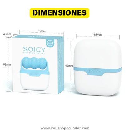 ROLL ICE® – Rodillo de Masaje frío que refresca, desinflama y revitaliza tu piel al instante.
