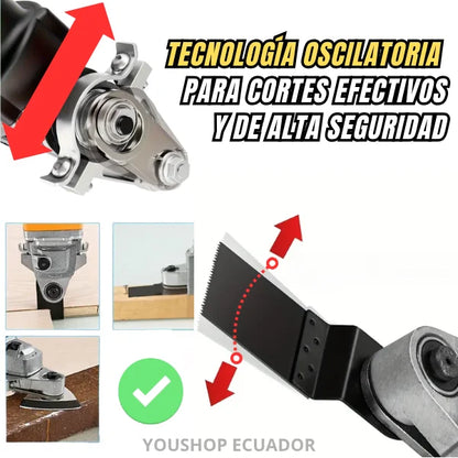TOOLMASTER® ORIGINAL - Convertidor Universal para Amoladora 115 Y 125mm (Corta, Pule y Lija con facilidad)