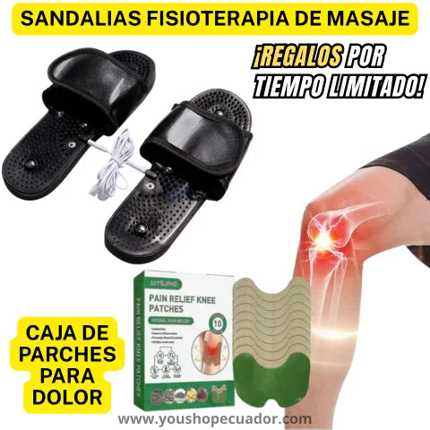 RELAXPRO™ Liberador de presión muscular y articular + REGALOS (Sandalias Fisioterapia + Parches Antidolor) 🎁