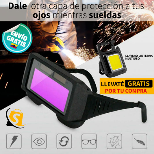 GAFAS DE SOLDADURA CON OSCURECIMIENTO AUTOMÁTICO + ENVÍO GRATIS