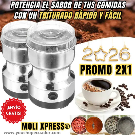 MOLI XPRESS® Despierta sabores ocultos con un triturado efectivo + PROMO 2X1 🎁