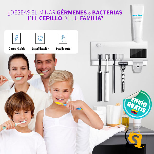 PORTACEPILLOS SMART UV LIMPIEZA TOTAL + ENVÍO GRATIS