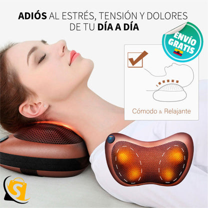 ALMOHADA MASAJEADORA RELAX PREMIUM + ENVÍO GRATIS