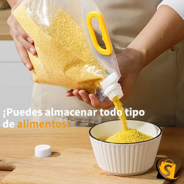 3 Bolsas Herméticas de almacenamiento a prueba de humedad + ENVÍO GRATIS