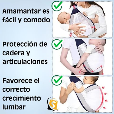 BABYCANG Canguro Cargador Ergonómico para Bebé 3 en 1