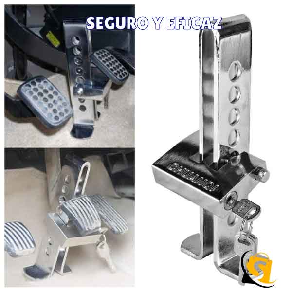 TRABA PEDAL ProtecGuard Candado Seguridad Antirrobo + ENVÍO GRATIS