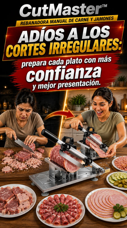 CutMaster™ Rebanadora Manual de Carne y Jamones