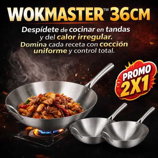 WokMaster™ Sartén wok oriental + PROMO 2X1