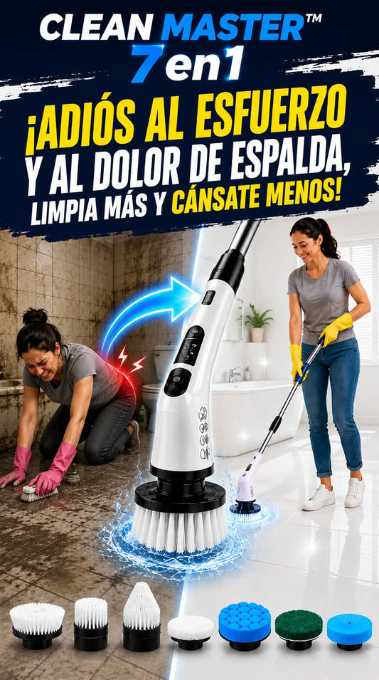 CleanMaster™ 9 en 1 Cepillo Eléctrico Giratorio Profesional