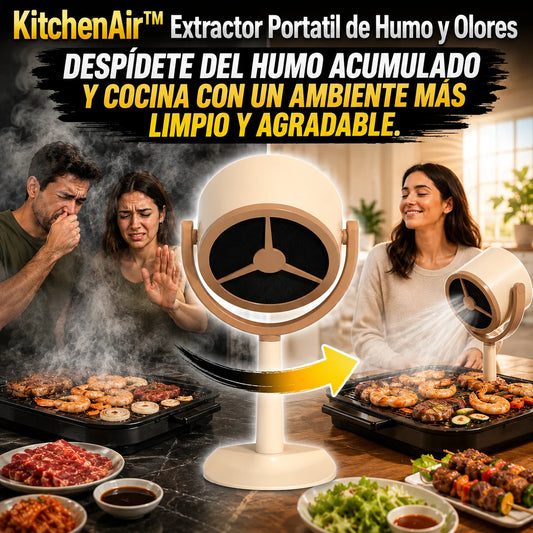 KitchenAir™ Extractor Portatil de Humo y Olores