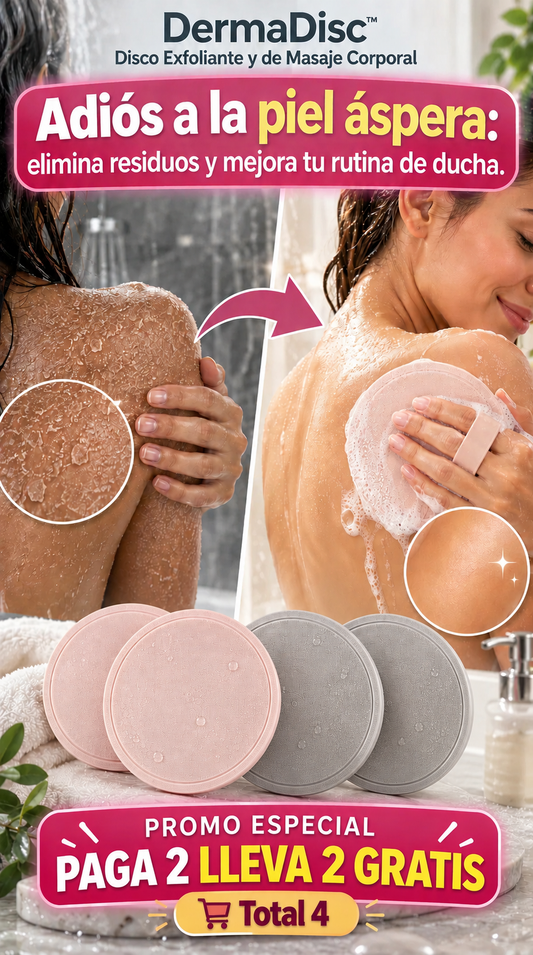 DermaDisc™ Disco Exfoliante y de Masaje Corporal