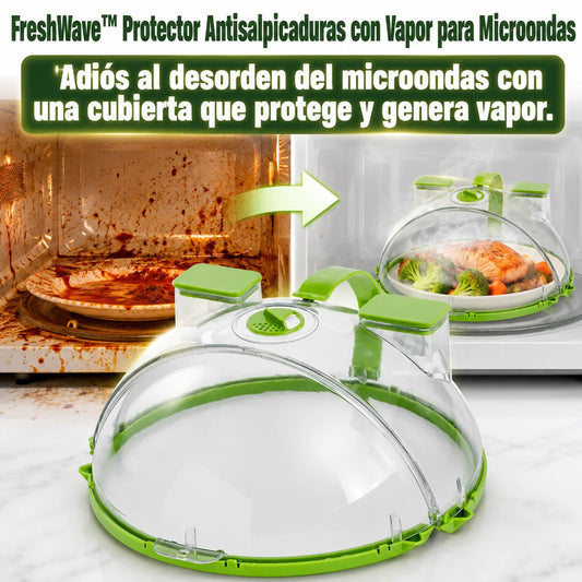 FreshWave™ Protector Antisalpicaduras con Vapor para Microondas