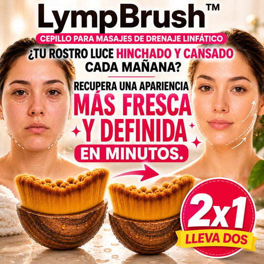 LympBrush™ Cepillo Para Masajes de Drenaje Linfático + PROMO 2X1