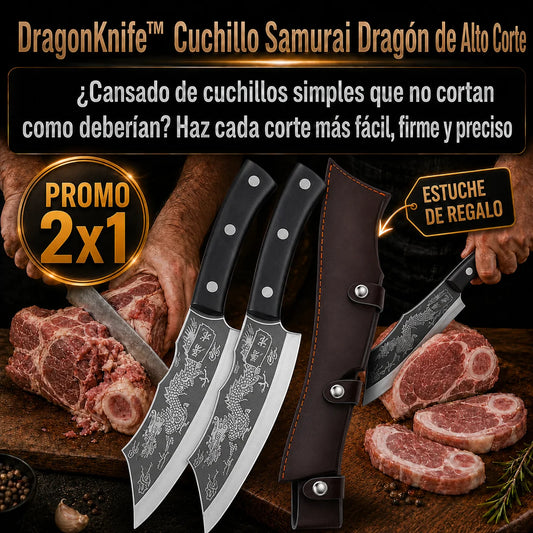 DragonKnife™ Cuchillo Samurai Dragón de Alto Corte