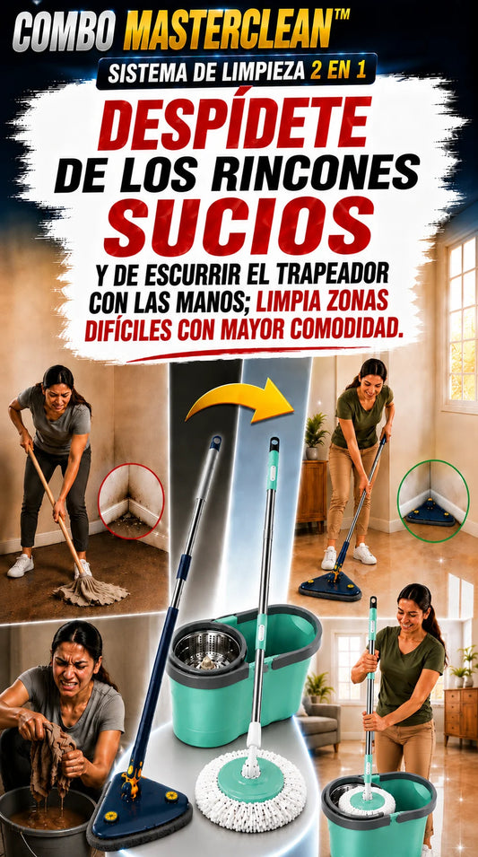 COMBO MASTERCLEAN™ Sistema de Limpieza 2 en 1