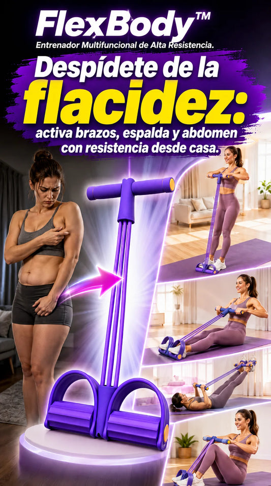 FlexBody™ Entrenador Multifuncional de Alta Resistencia.