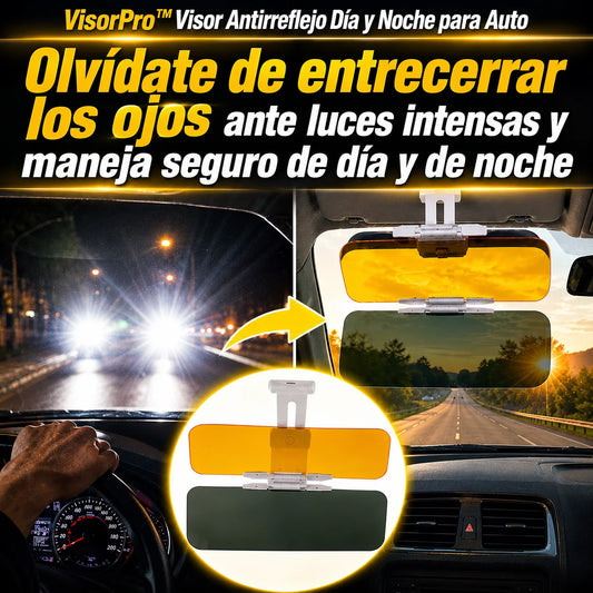 VisorPro™ Visor Antirreflejo Día y Noche para Auto