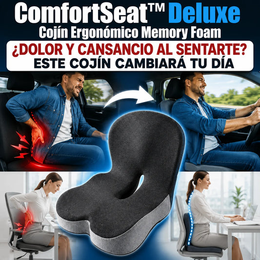 ComfortSeat™ Deluxe Cojín Ergonómico Memory Foam