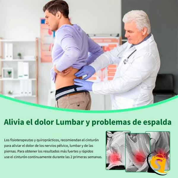 PELVICFLEX Cinturón de Recuperación y alivio Lumbar + x30 Parches ANTIDOLOR